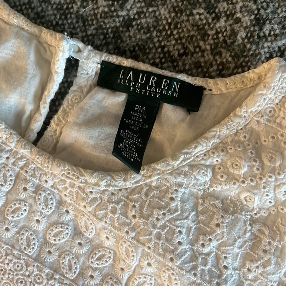 Embroidered Ralph Lauren Tank Top - Picture 2 of 5